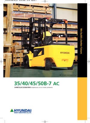 Frontstapler Elektro Hyundai 40 B 7 ac