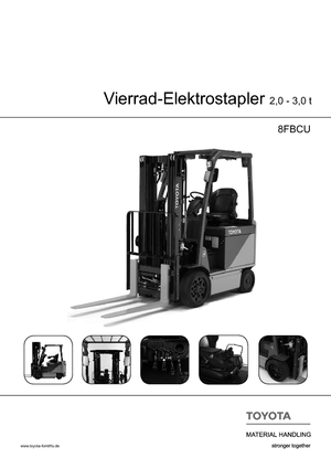 Frontstapler Elektro Toyota 8 FBCU 25