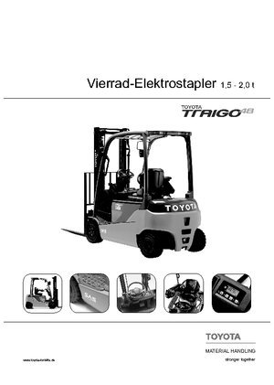 Frontstapler Elektro Toyota 8 FBMT 15