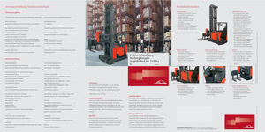 Seitenstapler Elektro Linde A 10