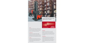 Seitenstapler Elektro Linde A 10