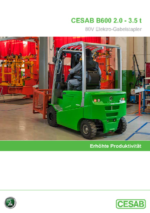 Frontstapler Elektro Cesab B 625 L