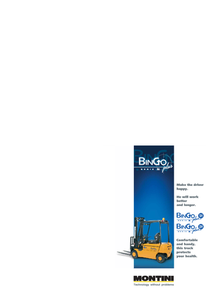 Frontstapler Elektro Montini Bingo 204 CSM