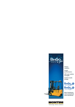 Frontstapler Elektro Montini Bingo plus N 163 CSM