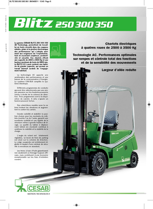 Frontstapler Elektro Cesab Blitz 300 L AC