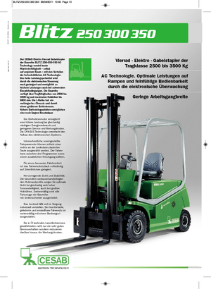 Frontstapler Elektro Cesab Blitz 300 L AC