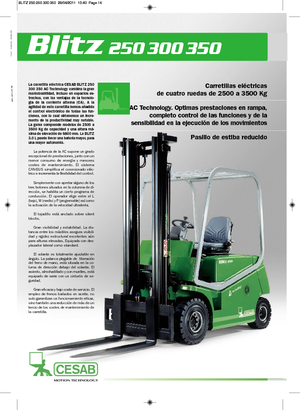 Frontstapler Elektro Cesab Blitz 300 L AC