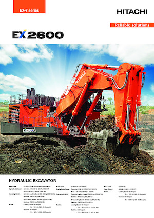Elektro Raupenbagger Hitachi EX2600-7E