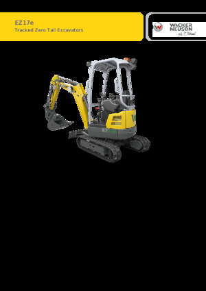 Elektro Raupenbagger Wacker Neuson EZ17e-2