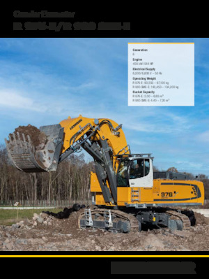 Elektro Raupenbagger Liebherr R 980 SME-E