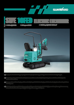 Elektro Raupenbagger Sunward SWE10FED