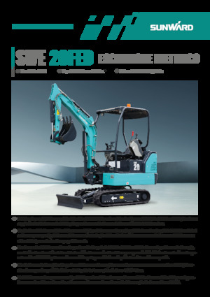 Elektro Raupenbagger Sunward SWE20FED