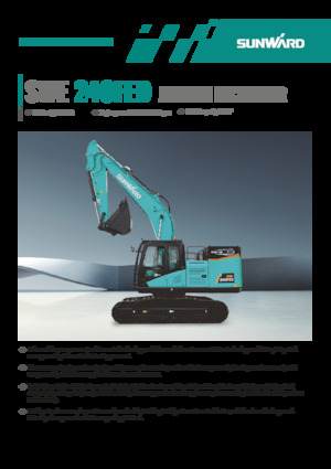 Elektro Raupenbagger Sunward SWE240FED