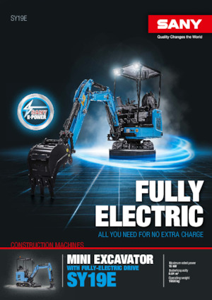 Elektro Raupenbagger Sany SY19E