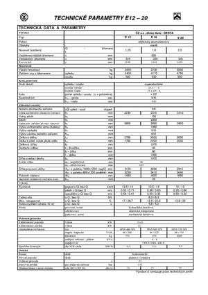 Frontstapler Elektro Desta E 16 ac