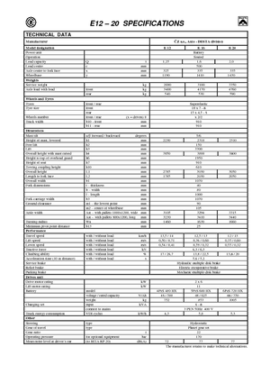 Frontstapler Elektro Desta E 16 ac