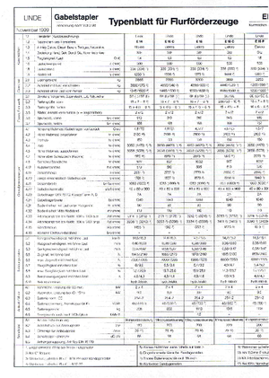 Frontstapler Elektro Linde E 18 C