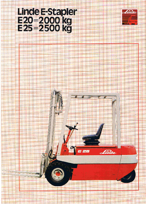 Frontstapler Elektro Linde E 25