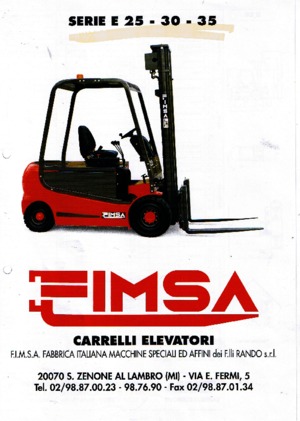 Frontstapler Elektro Fimsa E 30