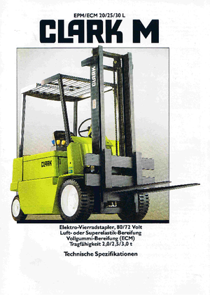 Frontstapler Elektro Clark ECM 30 L