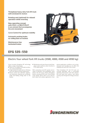 Frontstapler Elektro Jungheinrich EFG 550