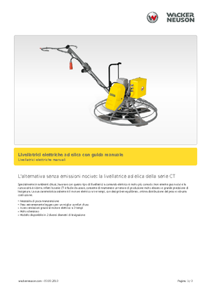 Rotationsglätter, handgeführt Wacker Neuson CT 36-400 E
