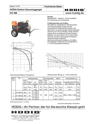 Grundwasser-Absenkanlagen Hüdig HC 488/15