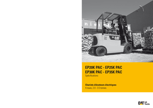 Frontstapler Elektro Caterpillar EP35K PAC