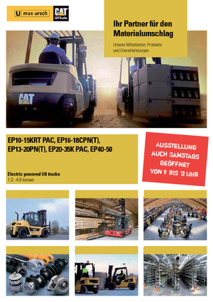 Frontstapler Elektro Caterpillar EP35K PAC