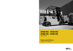 Frontstapler Elektro Caterpillar EP35K PAC