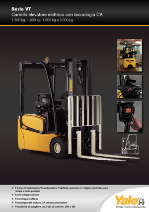 Frontstapler Elektro Yale ERP 18 VT