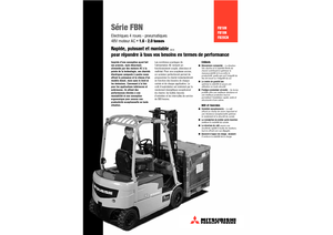 Frontstapler Elektro Mitsubishi FB 16 N