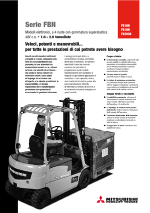 Frontstapler Elektro Mitsubishi FB 16 N