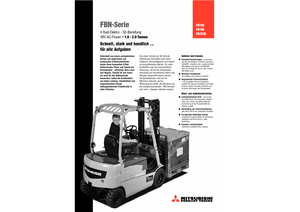 Frontstapler Elektro Mitsubishi FB 16 N