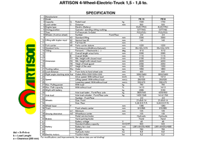 Frontstapler Elektro Artison FB 18