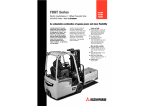 Frontstapler Elektro Mitsubishi FB 20 NT ac