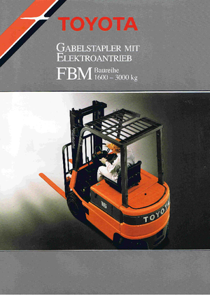 Frontstapler Elektro Toyota FBM 25