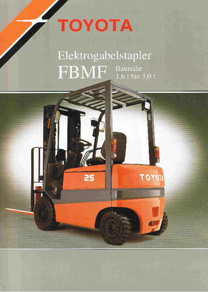 Frontstapler Elektro Toyota FBMF 20