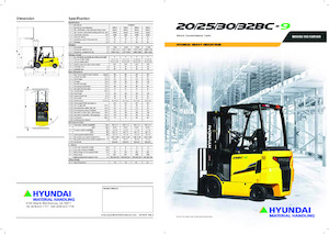 Frontstapler Elektro Hyundai 32BC-9