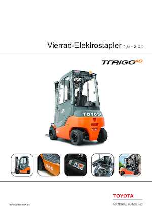 Frontstapler Elektro Toyota 8 FBMK 16T 