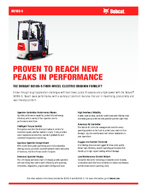 Frontstapler Elektro Bobcat BC18S-5