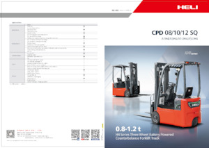 Frontstapler Elektro Heli CPD12SQ