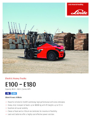 Frontstapler Elektro Linde E180/900