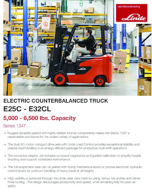 Frontstapler Elektro Linde E25C