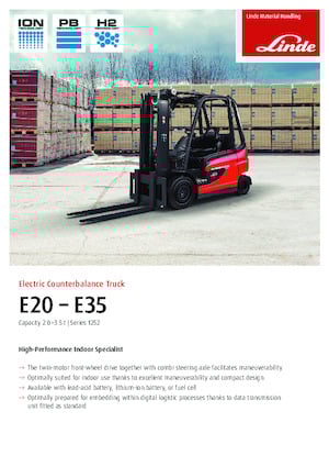 Frontstapler Elektro Linde E25L