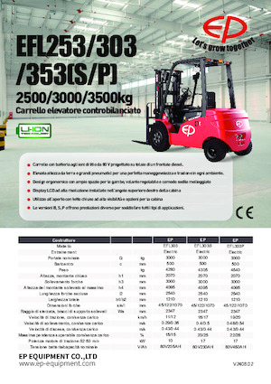 Frontstapler Elektro EP EFL253P