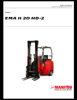 Frontstapler Elektro Manitou EMA II 20 HD-2