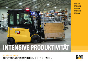 Frontstapler Elektro Caterpillar EP25ACN