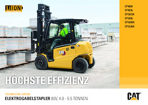 Frontstapler Elektro Caterpillar EP45N