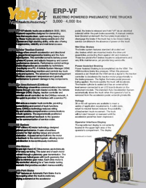 Frontstapler Elektro Yale ERP035VF